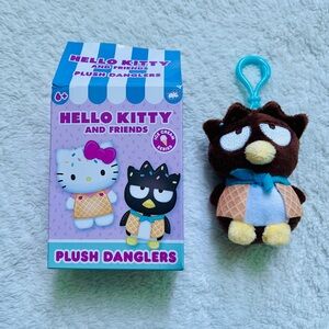 hello kitty and friends plush danglers blind box - badtz maru